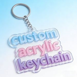 2026 Personalized Printed Design Acrylic Cartoon Keychain DIY Acrylic Se... - Jinjiang Naike Promo Shoe Charms Factory