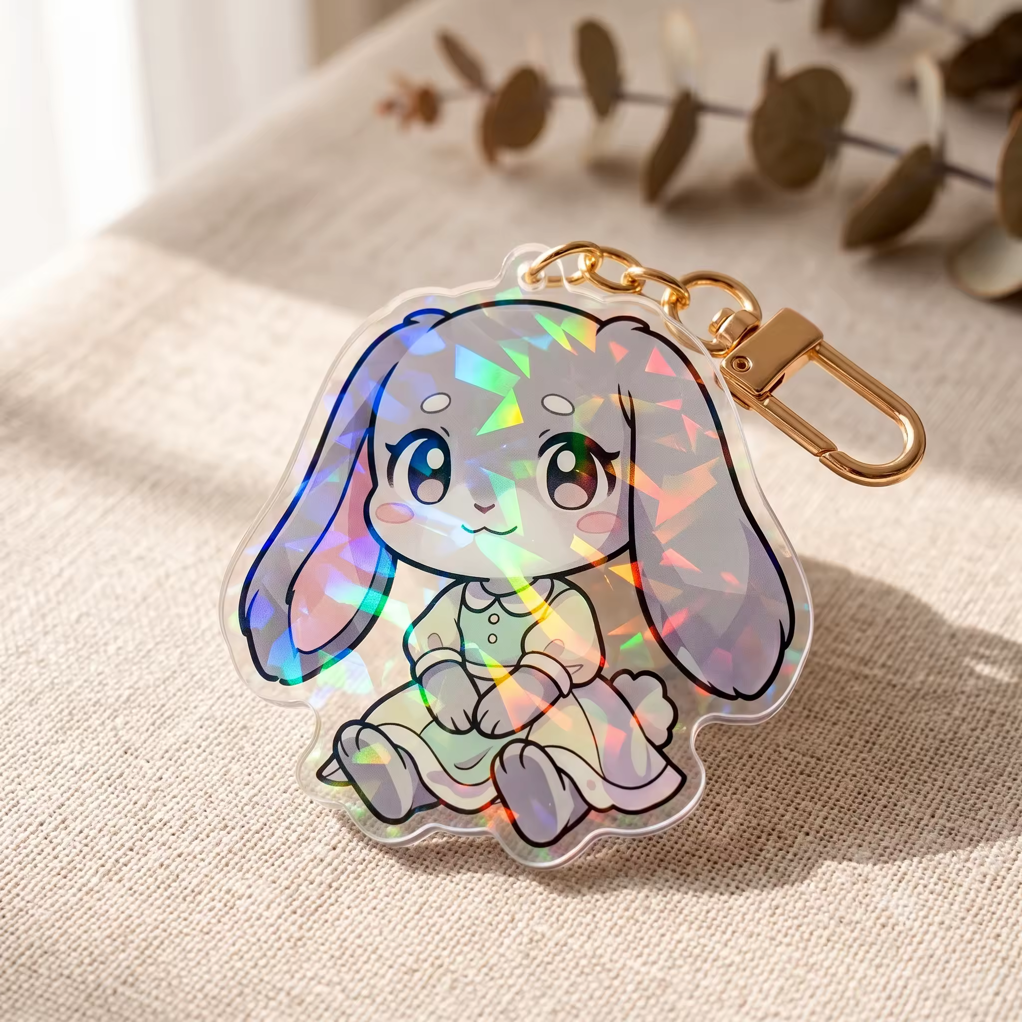 Artists - Holographic UV Print Keychain , Double-sided, Low MOQ Anime Me... - Jinjiang Naike Promo Shoe Charms Factory