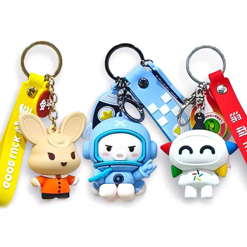 Business Gift Pvc Keychain 3d Logo Key Chain Soft Pvc Rubber Keychain So... - Jinjiang Naike Promo Shoe Charms Factory