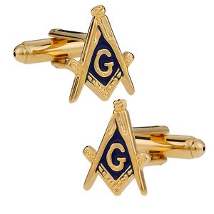 Fashion Metal Men′ S Masonic Cuff Links Tie Clip Gold Blank Luxurious St... - Jinjiang Naike Promo Shoe Charms Factory