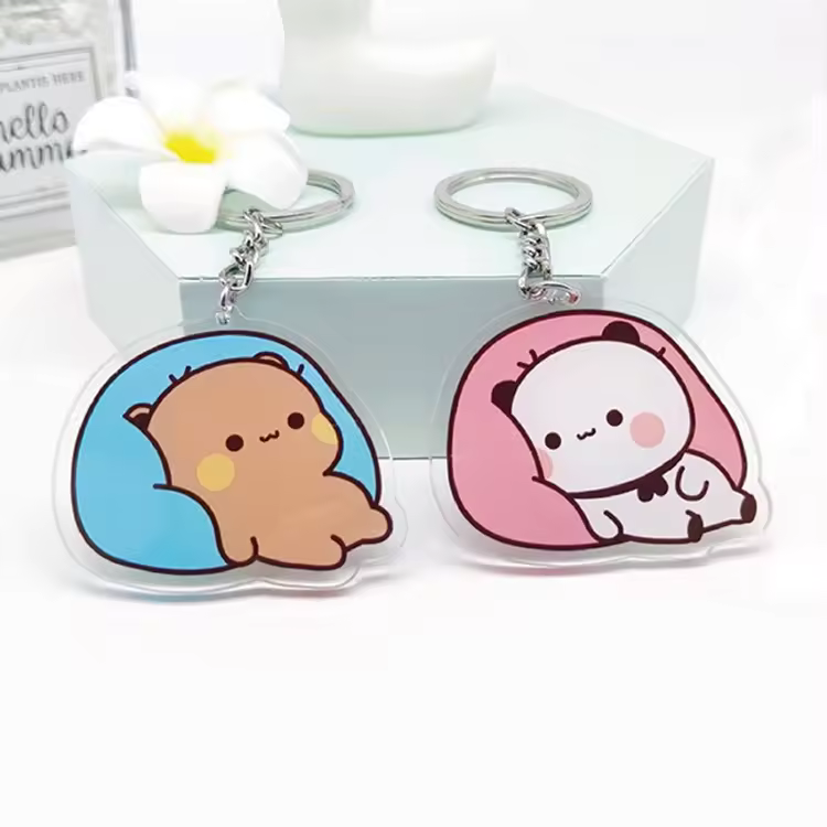 Acrylic Keychain Transparentkey Chain Rings For Anime Advertising Name D... - Jinjiang Naike Promo Shoe Charms Factory