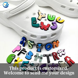 Croc Charms PVC Designer Croc Charm Vendor Wholese Shoe Decorations Rubb... - Jinjiang Naike Promo Shoe Charms Factory