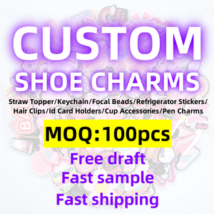 Bespoke Brand Logo PVC Shoe Charms with Locking Buckle - Jinjiang Naike Promo Shoe Charms Factory