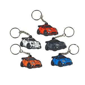 Customised PVC Logo Keychain High Quality Soft PVC Keychain Cartoon Car... - Jinjiang Naike Promo Shoe Charms Factory