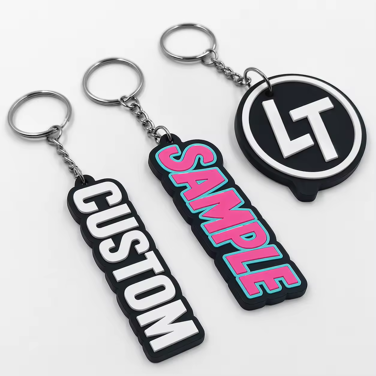 Soft Pvc Rubber Key Ring Key Chain Keychain , Rubber Silicone Pvc Key Ch... - Jinjiang Naike Promo Shoe Charms Factory