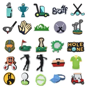Golf Shoe Charms For Croc Clog Wristband Decoration - Jinjiang Naike Promo Shoe Charms Factory