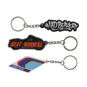 High Quality Soft PVC Logo Keychain Rubber Silicone Car Key Ring Pendant - Jinjiang Naike Promo Shoe Charms Factory