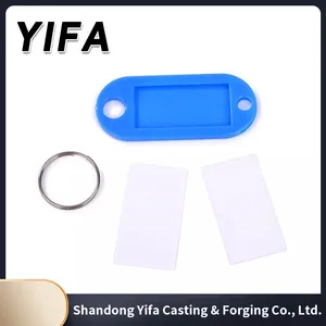 ID Card Plastic Key Tag PVC Keychain Plastic Tag Plastic ID Card Key - Jinjiang Naike Promo Shoe Charms Factory