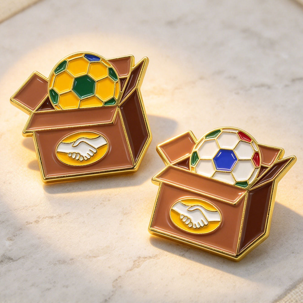 Corporate Identity Hard Enamel (Cloisonné) Lapel Pin - Jinjiang Naike Promo Shoe Charms Factory