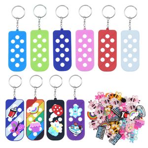 Multi-Hole Soft PVC Luggage Tag & DIY Charm Strap - Jinjiang Naike Promo Shoe Charms Factory
