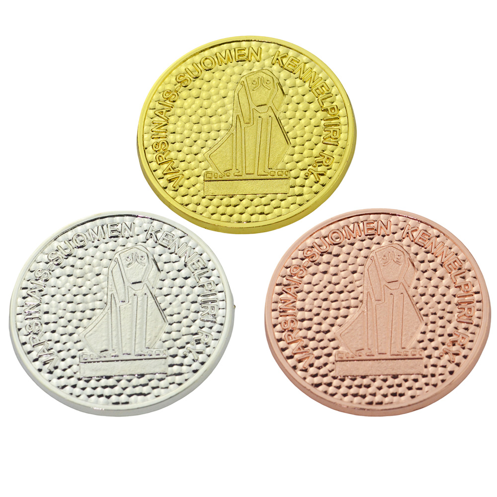 Corporate 20-Year Anniversary Dual-Tone Plated Medallion - Jinjiang Naike Promo Shoe Charms Factory