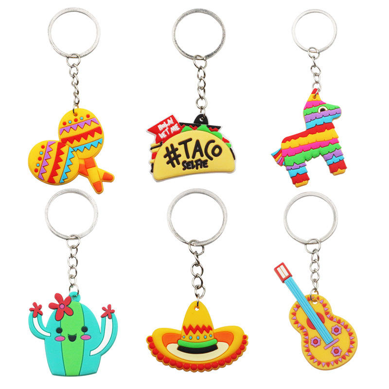Custom 2D/3D Multi-Layer Soft PVC Rubber Keychain - Jinjiang Naike Promo Shoe Charms Factory