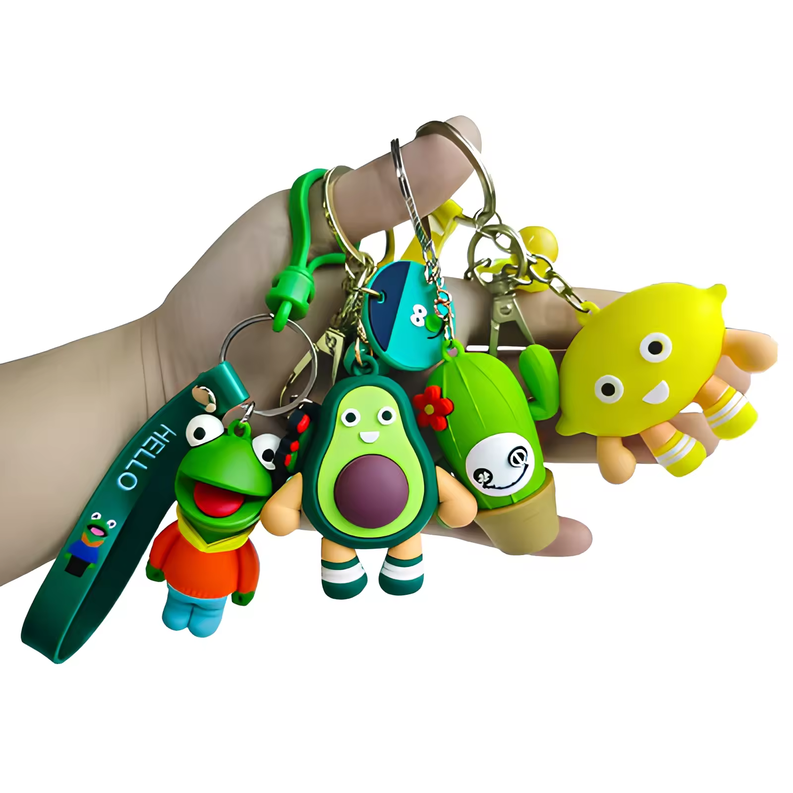 Gift 3D Keychain Rubber PVC Anime Key Ring 3D Cartoon Keychain Chinese M... - Jinjiang Naike Promo Shoe Charms Factory