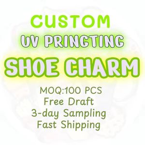 UV Print Slippers Accessories Shoe Decoracion PVC Shoe Charms - Jinjiang Naike Promo Shoe Charms Factory