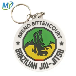 2D 3D Soft PVC Keyring Logo Keychain Silicone Rubber Keychain - Jinjiang Naike Promo Shoe Charms Factory