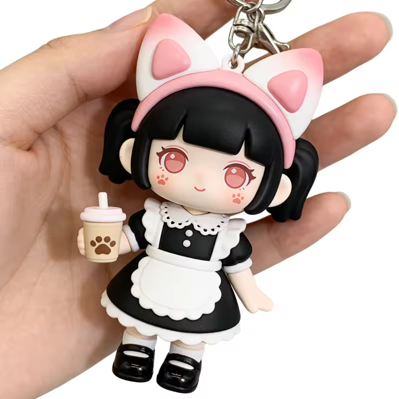 Fashionable Waterproof PVC Mobile Phone Lanyard With Soft Rubber Doll Ch... - Jinjiang Naike Promo Shoe Charms Factory