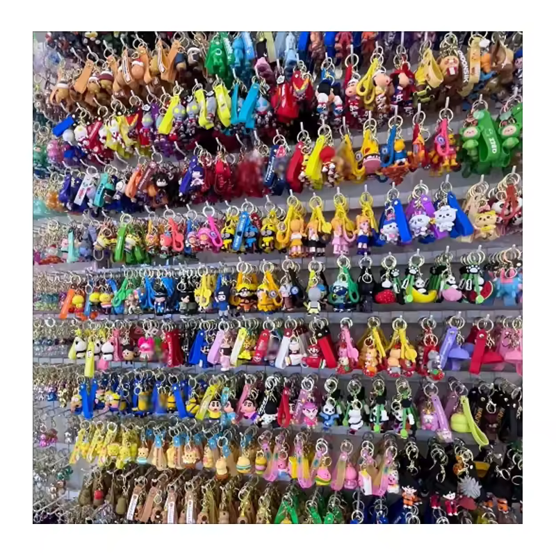 Cute Cartoon Clear Transparent Rubber Soft Pvc Key Chain Toys Keychain A... - Jinjiang Naike Promo Shoe Charms Factory