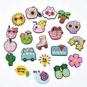 PVC Cool Summer By The Sea Clog Shoe Charms For Clog - Jinjiang Naike Promo Shoe Charms Factory